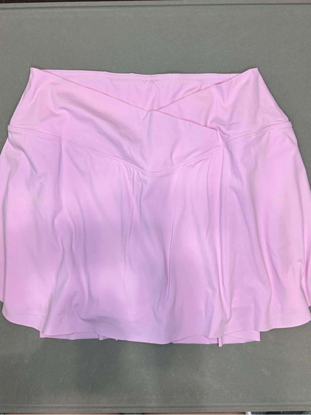 HALARA Women's Pink Athletic Skort with Flared Hem and - 1X